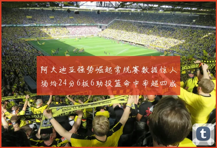 阿夫迪亚强势崛起常规赛数据惊人场均24分6板6助投篮命中率超四成
